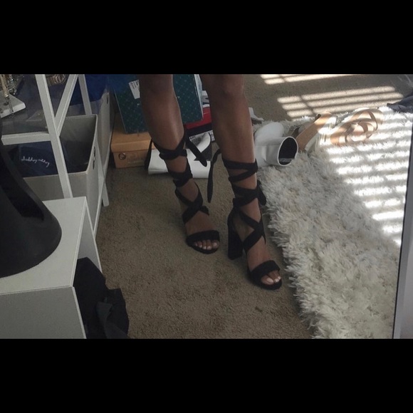 Missguided Strappy Heels - Picture 2 of 4